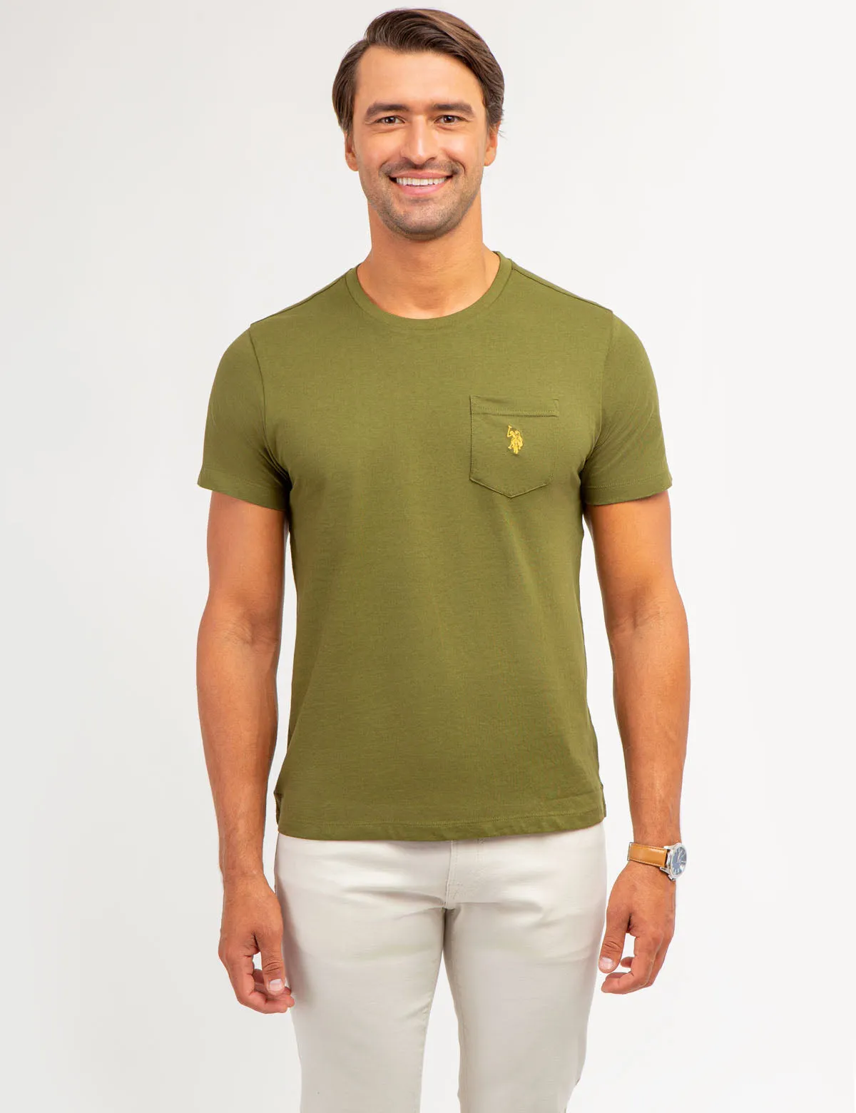 SMALL LOGO POCKET T-SHIRT sold by U.S. Polo Assn.