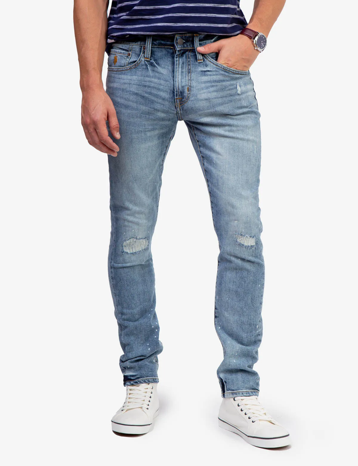 SKINNY STRETCH FIT JEANS sold by U.S. Polo Assn.