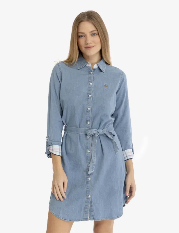 CHAMBRAY DRESS sold by U.S. Polo Assn.