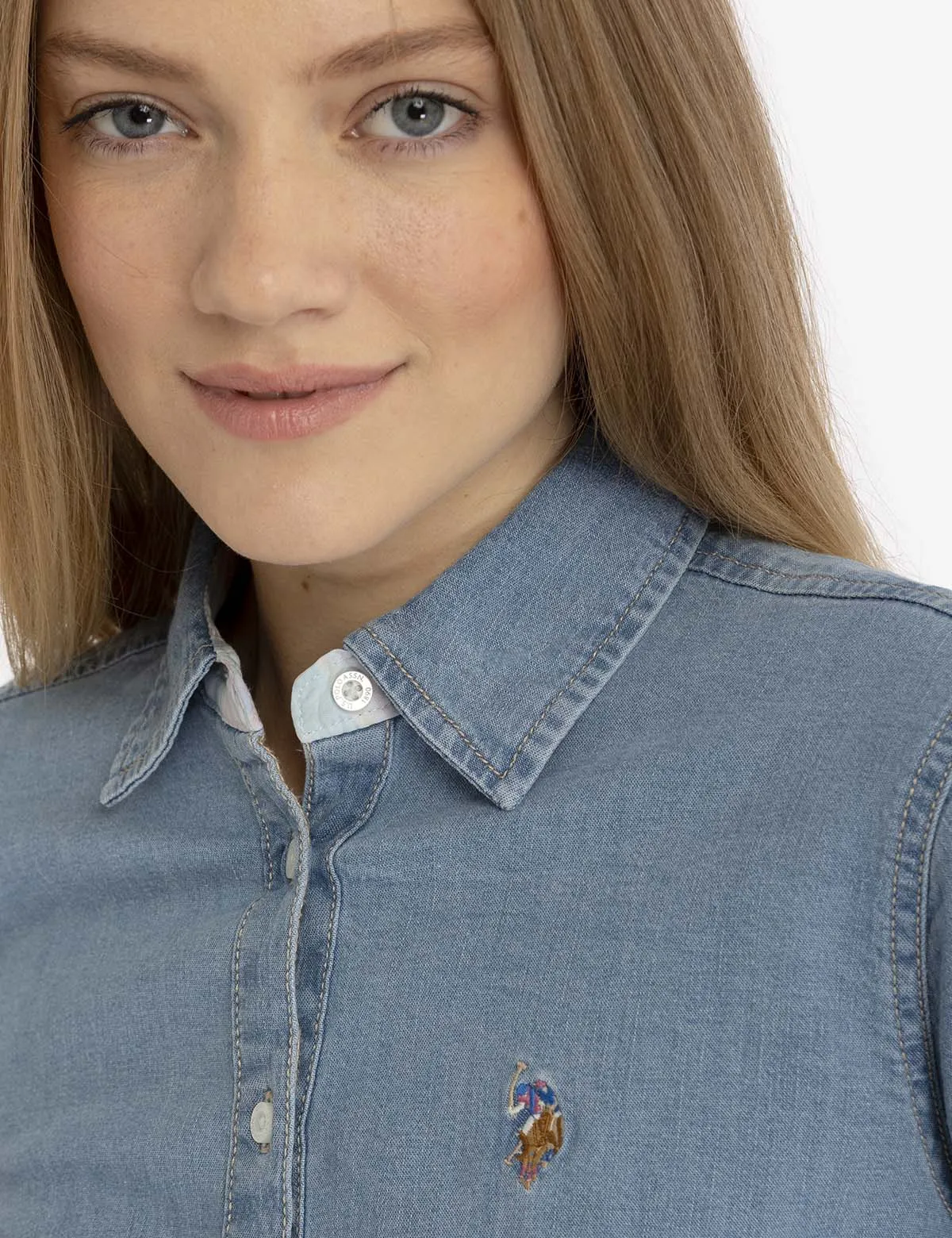 CHAMBRAY DRESS sold by U.S. Polo Assn. product image thumbnail 4