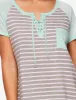 LACE UP STRIPE DORM SHIRT sold by U.S. Polo Assn.