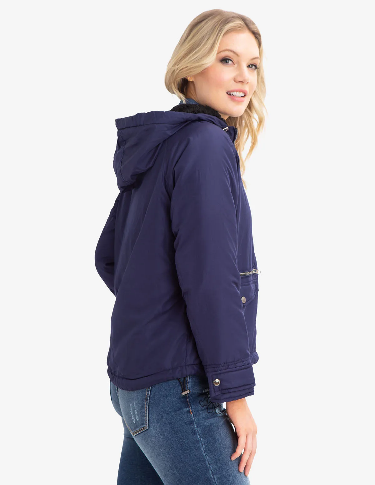 FLEECE LINED HOODED JACKET sold by U.S. Polo Assn. product image thumbnail 3