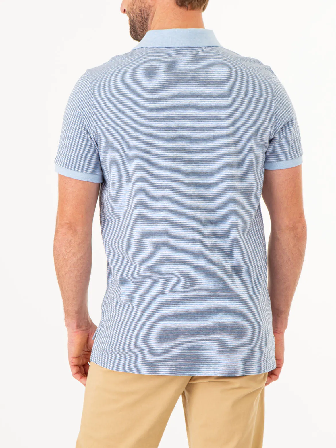 STRIPED SLUB JERSEY POLO SHIRT sold by U.S. Polo Assn. product image thumbnail 3