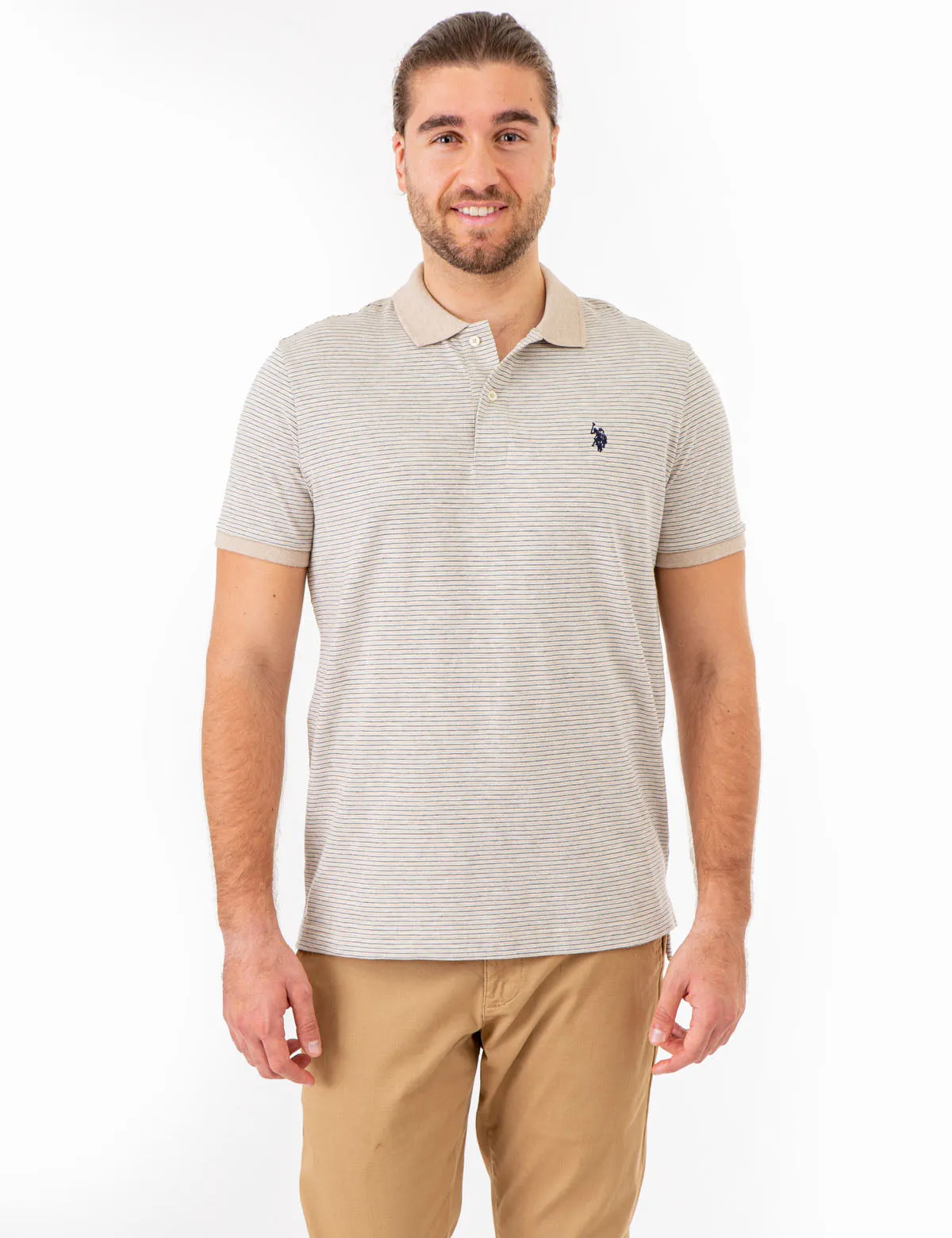 STRIPED SLUB JERSEY POLO SHIRT sold by U.S. Polo Assn. product image thumbnail 5