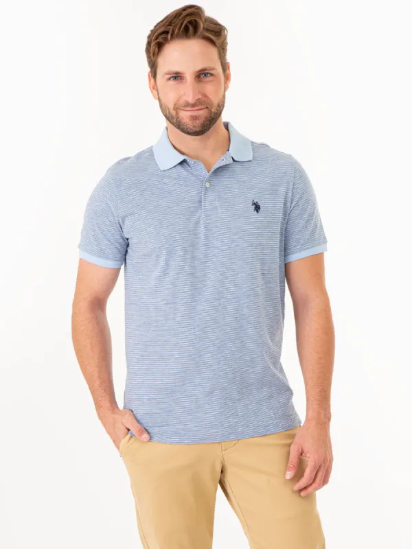 STRIPED SLUB JERSEY POLO SHIRT sold by U.S. Polo Assn.