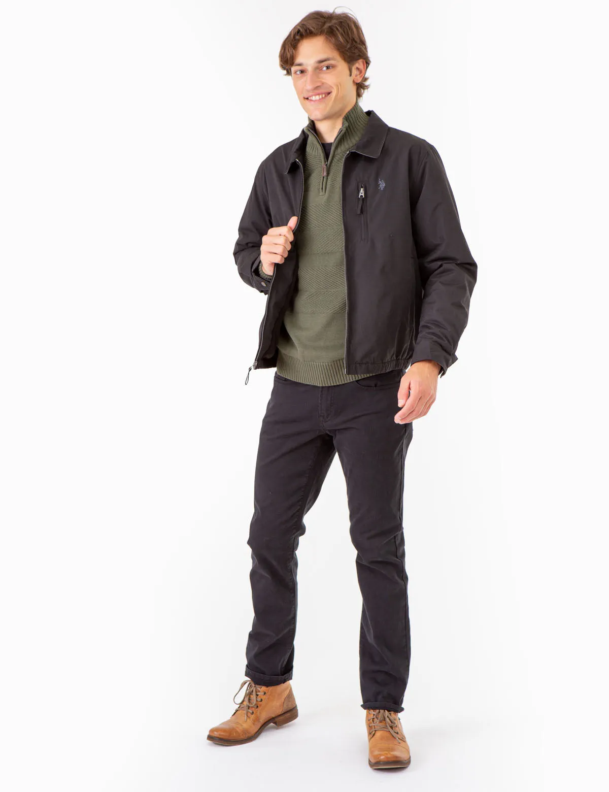 MICRO FLEECE GOLF JACKET sold by U.S. Polo Assn. product image thumbnail 2