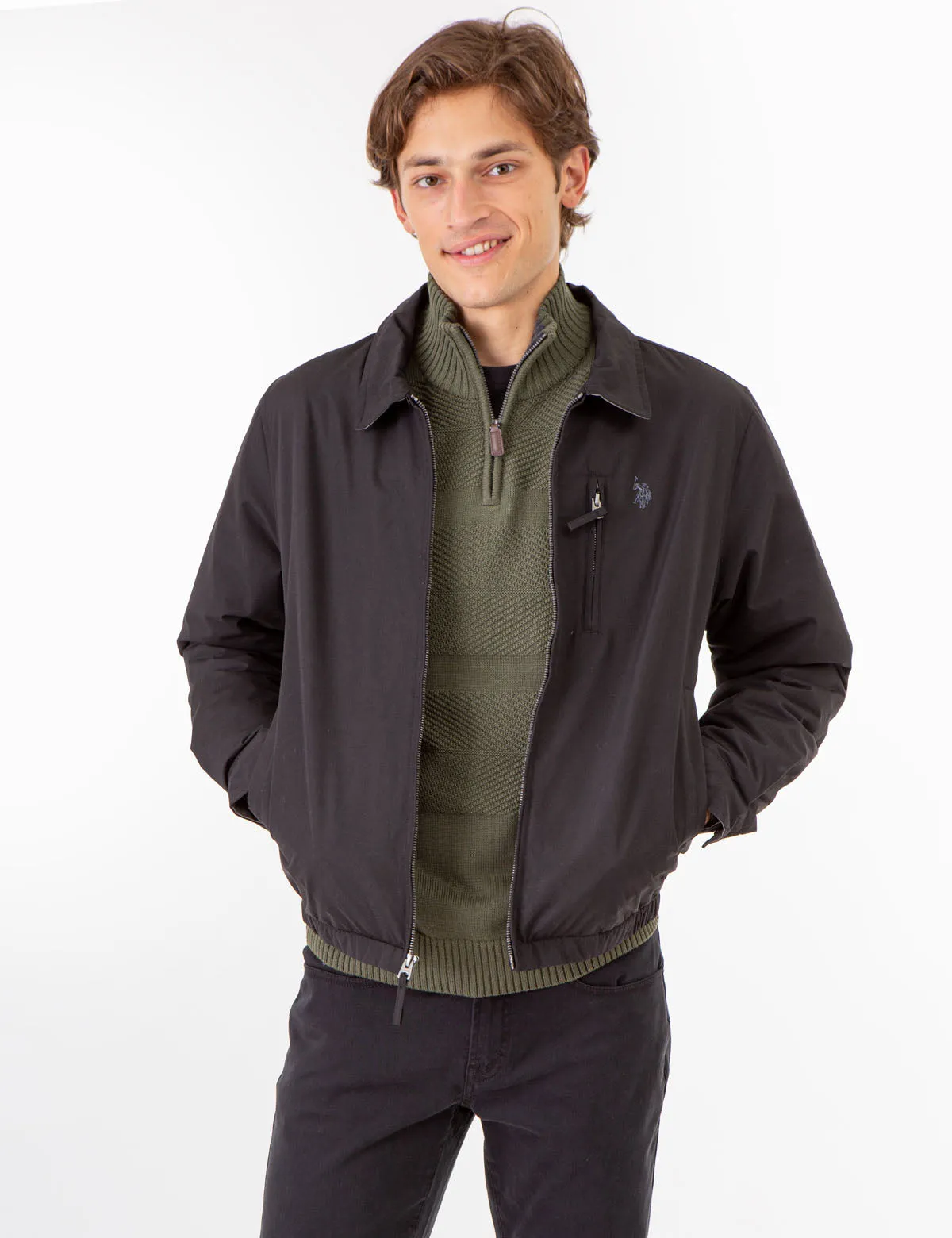 MICRO FLEECE GOLF JACKET sold by U.S. Polo Assn.
