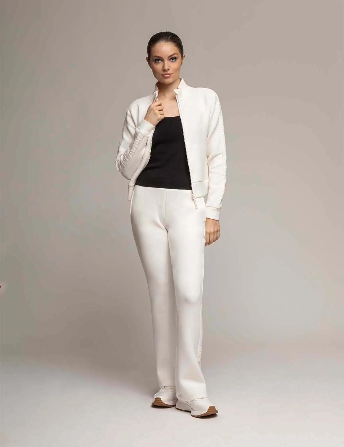 WHITE LABEL MOCK NECK FULL ZIP SCUBA TRACK JACKET sold by U.S. Polo Assn. product image thumbnail 4