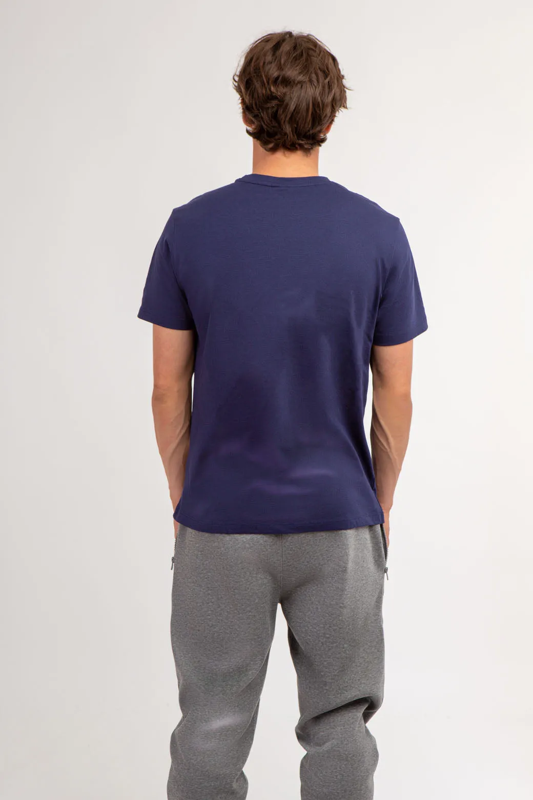 DIAGONAL CREW NECK T-SHIRT WITH PATCH sold by U.S. Polo Assn. product image thumbnail 3