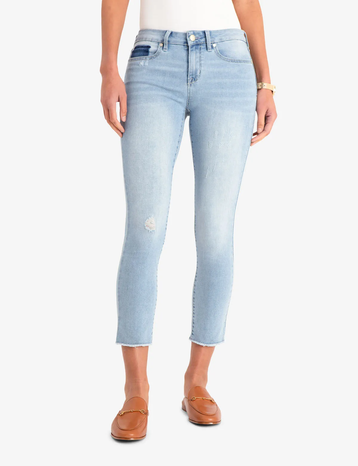 MID RISE SLIM FIT SKINNY CROP JEANS sold by U.S. Polo Assn.