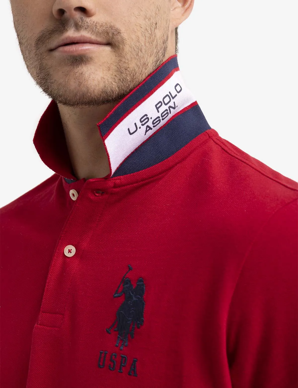 GRAPHIC TRIM PIQUE POLO SHIRT sold by U.S. Polo Assn. product image thumbnail 2