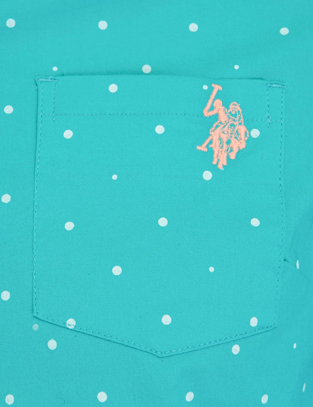 DOT POPLIN LONG SLEEVE SHIRT sold by U.S. Polo Assn. product image thumbnail 3