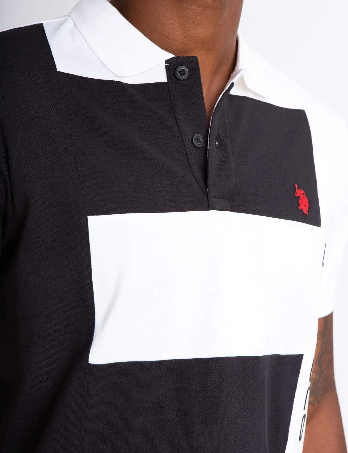 SIDE COLORBLOCK VERTICAL POLO SHIRT sold by U.S. Polo Assn. product image thumbnail 3