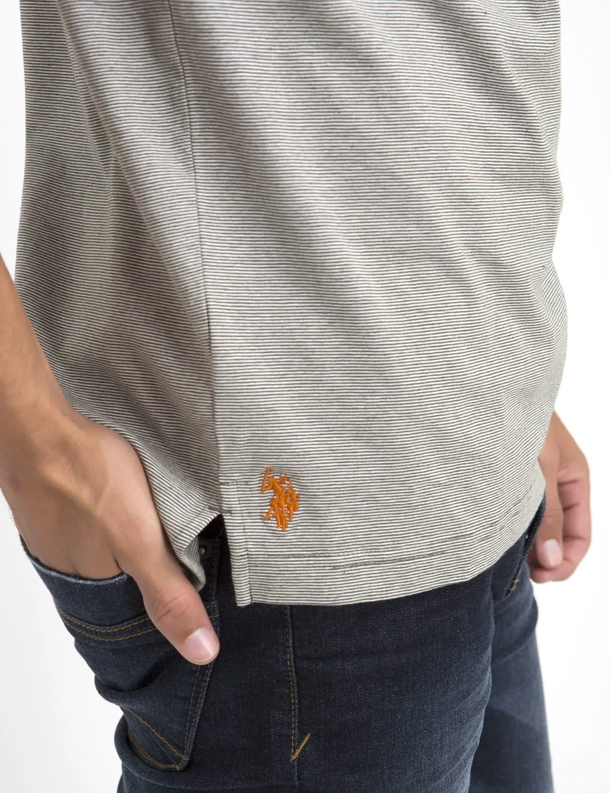 SLIM FIT STRETCH POLO SHIRT sold by U.S. Polo Assn. product image thumbnail 4