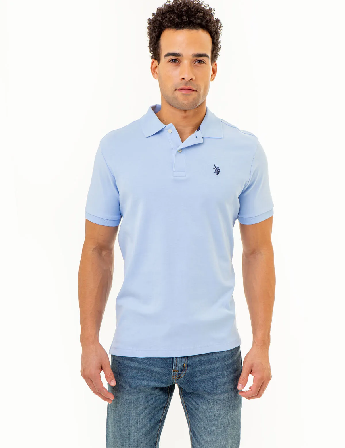 SOLID INTERLOCK POLO SHIRT sold by U.S. Polo Assn. product image thumbnail 4