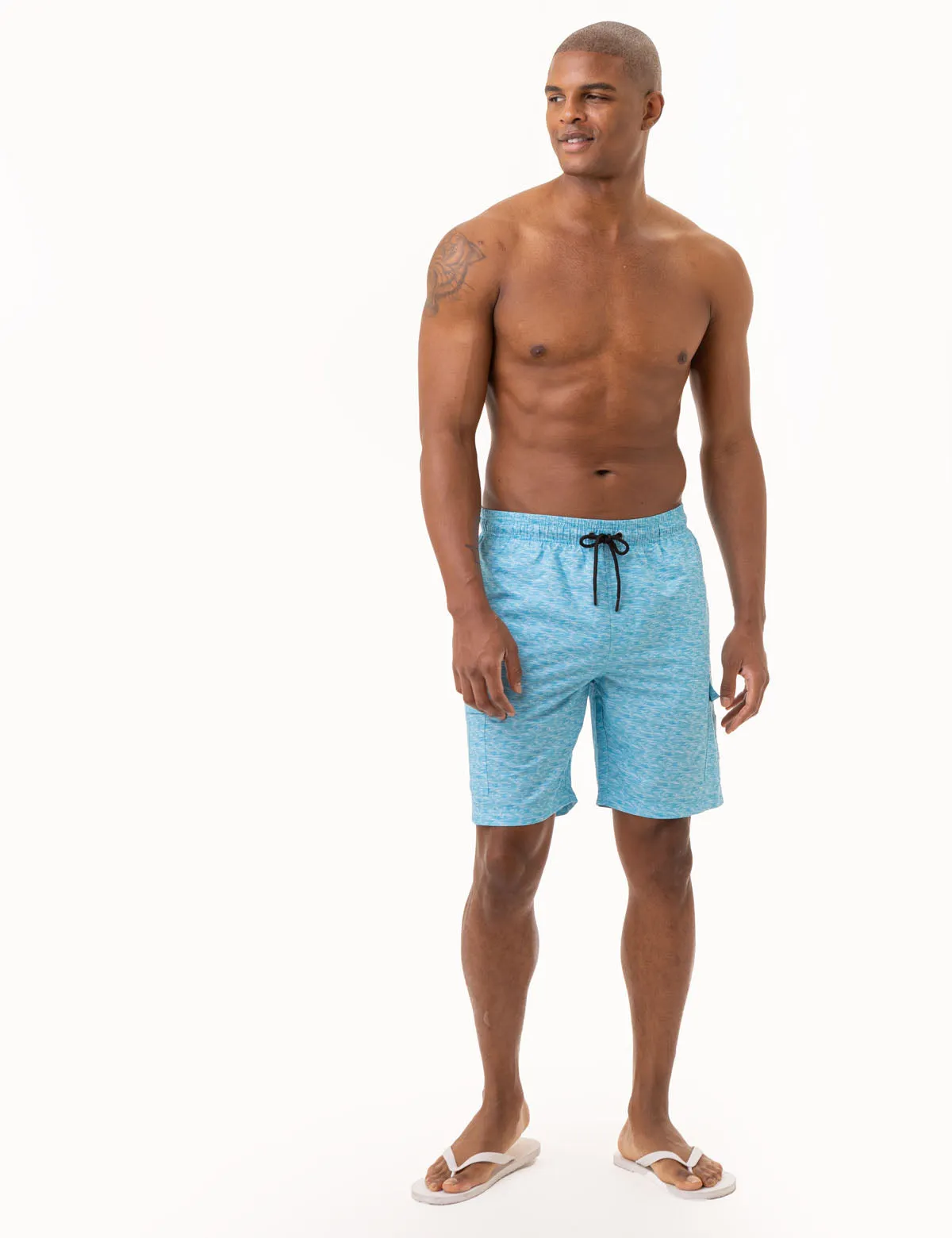 9 HEATHER CARGO SWIM TRUNKS sold by U.S. Polo Assn. product image thumbnail 2