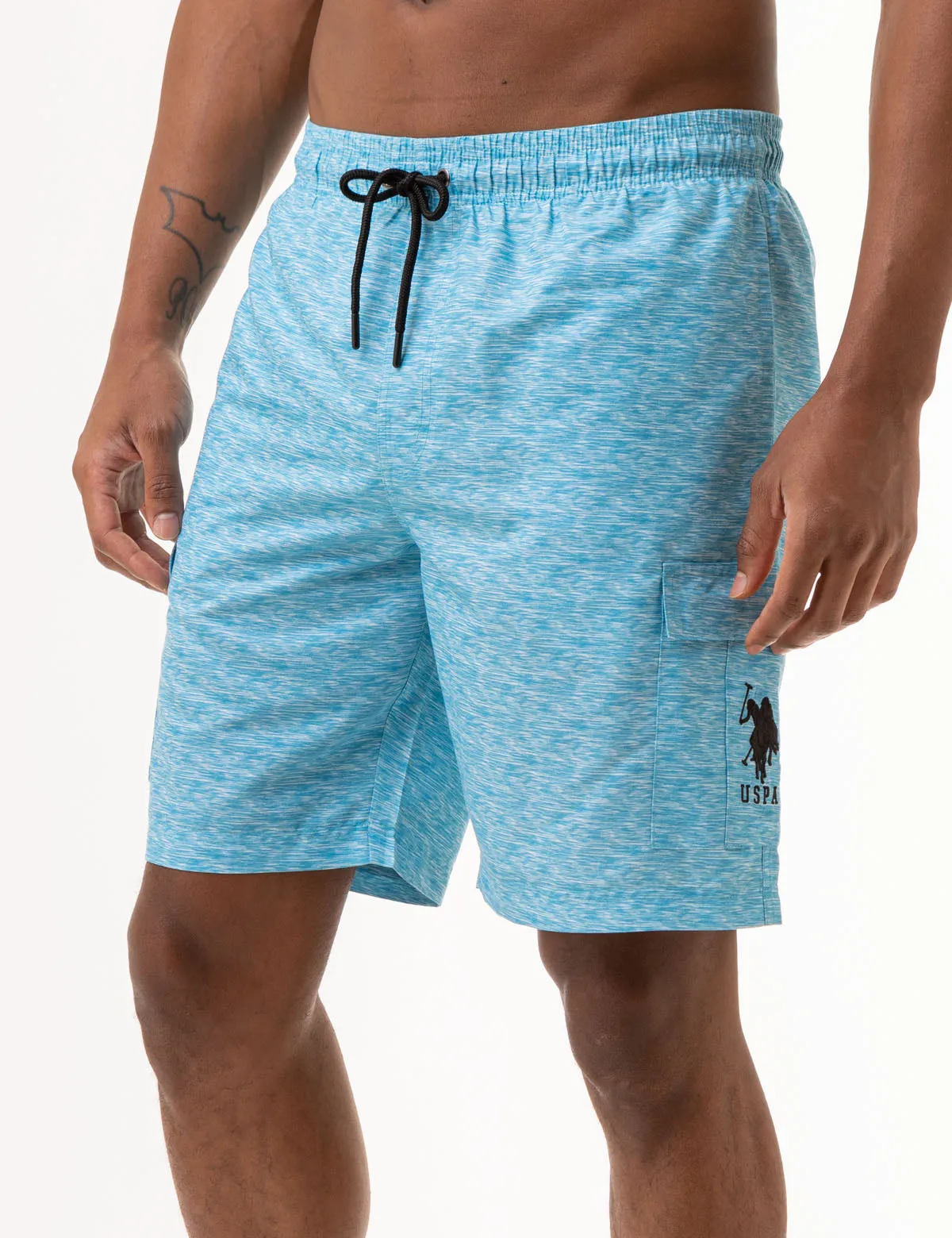 9 HEATHER CARGO SWIM TRUNKS sold by U.S. Polo Assn.