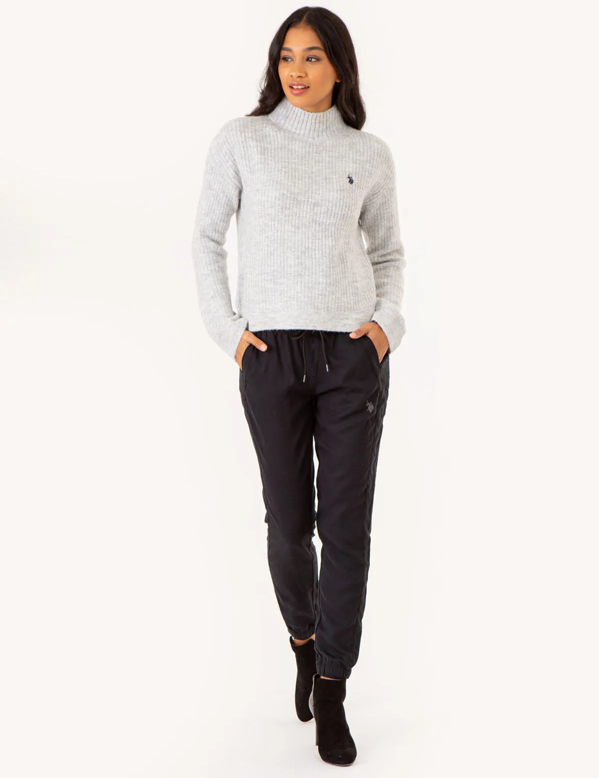 MOCK NECK SIDE SLIT SWEATER sold by U.S. Polo Assn. product image thumbnail 2