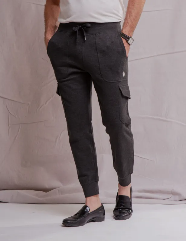 WHITE LABEL FRENCH TERRY CARGO JOGGERS sold by U.S. Polo Assn.