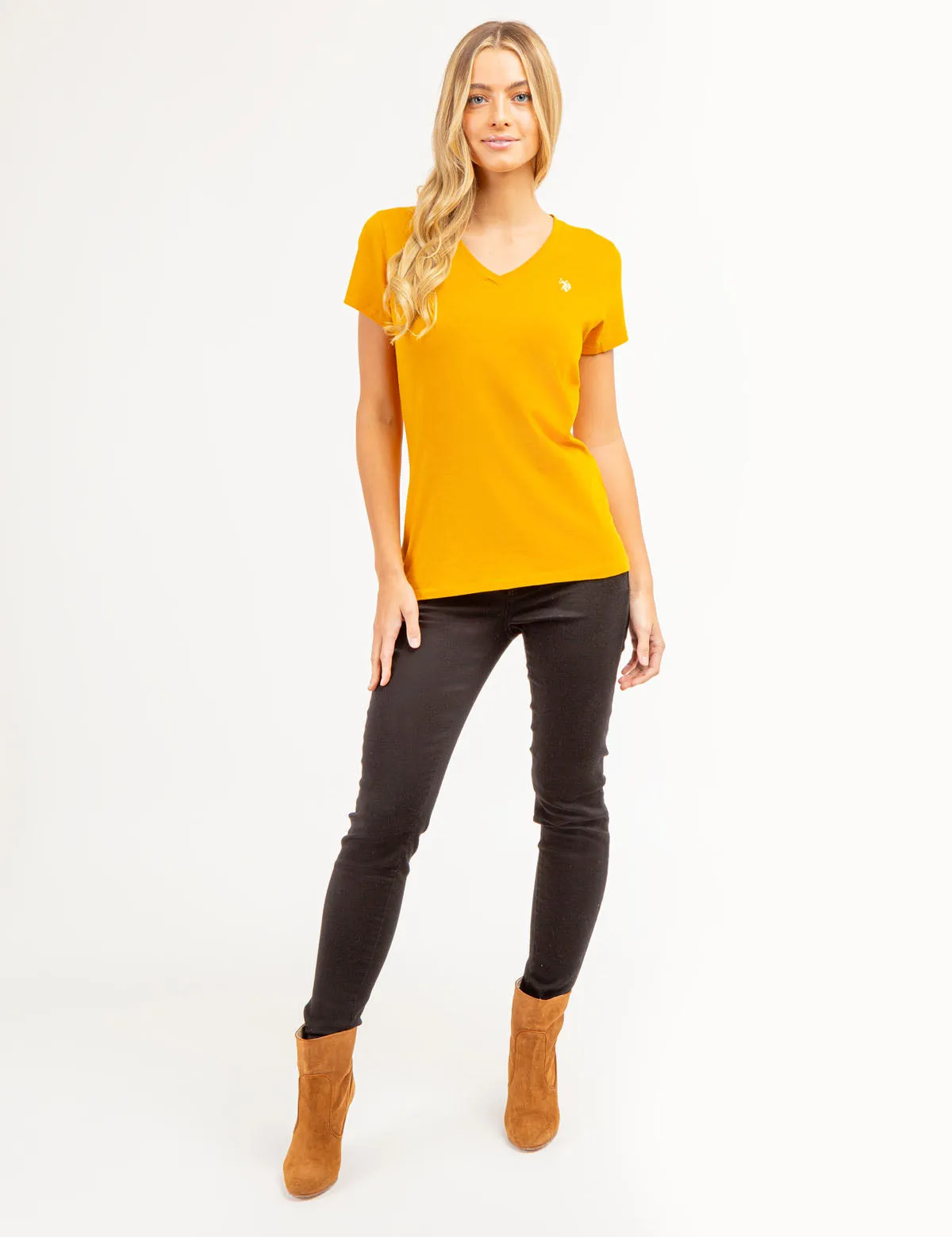 V-NECK T-SHIRT sold by U.S. Polo Assn. product image thumbnail 2