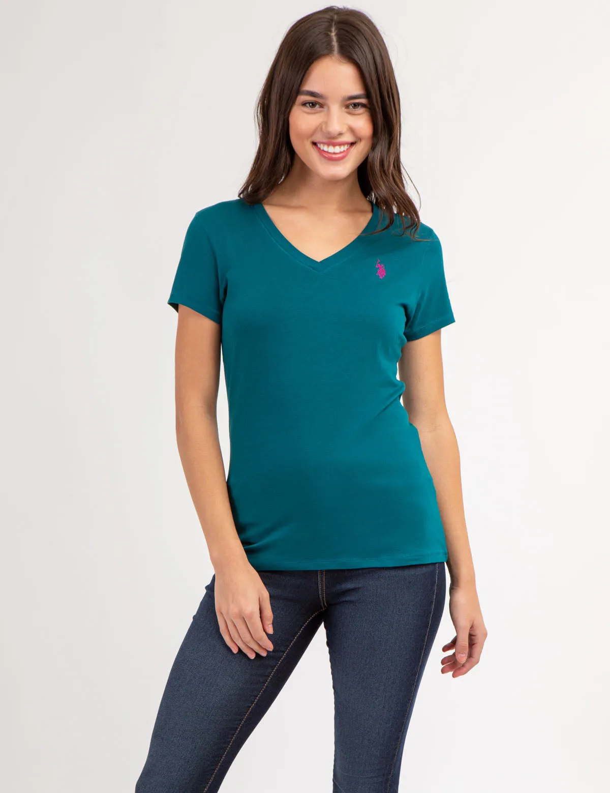 V-NECK T-SHIRT sold by U.S. Polo Assn. product image thumbnail 4