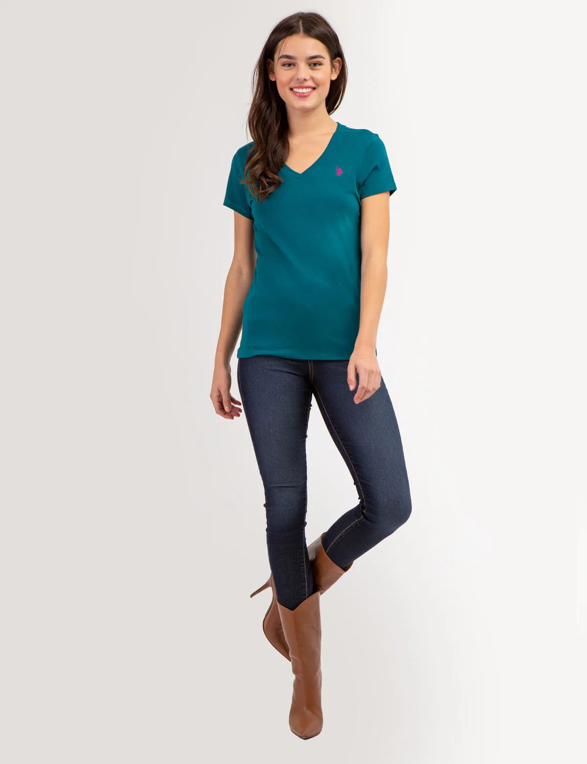 V-NECK T-SHIRT sold by U.S. Polo Assn. product image thumbnail 5