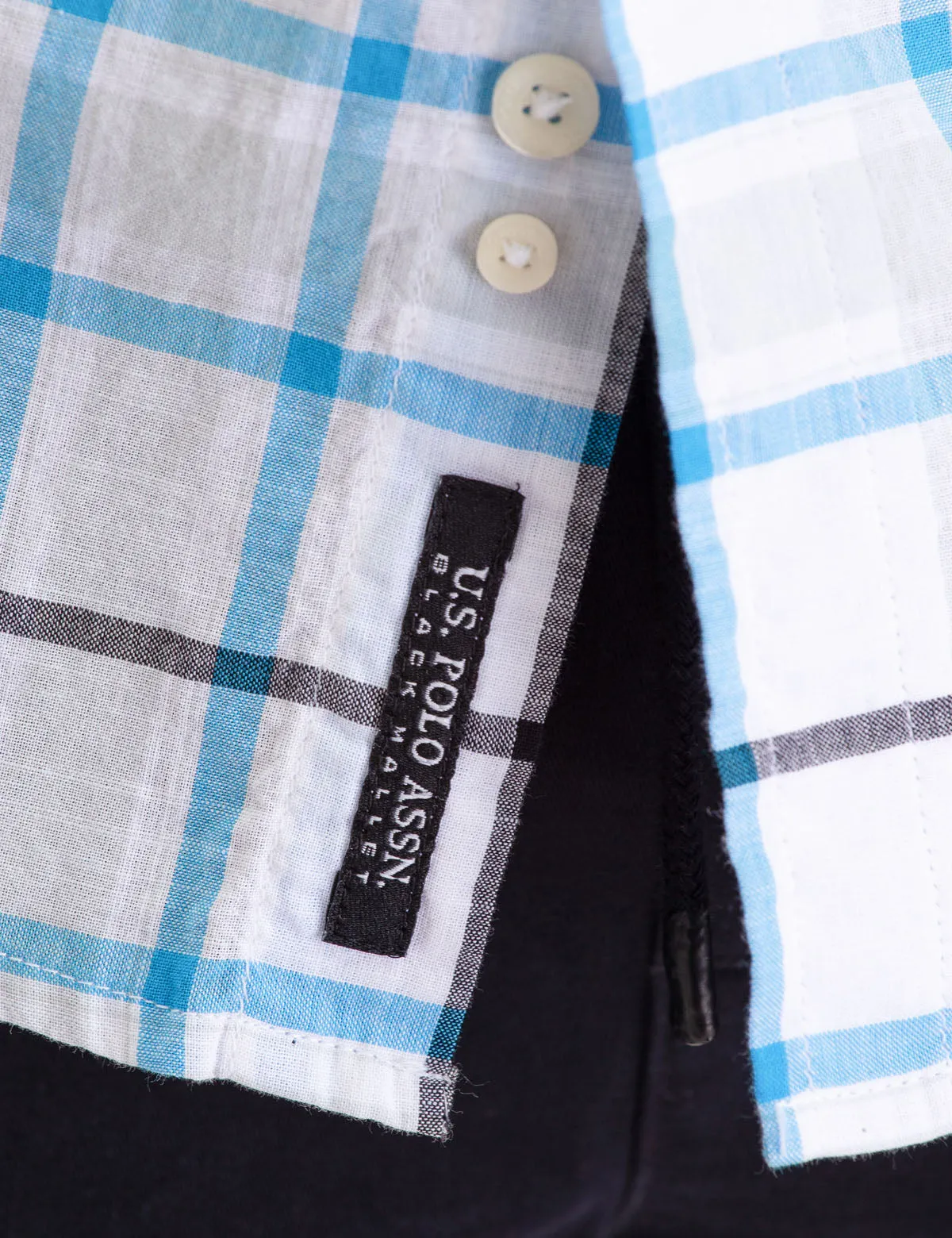 PLAID POPLIN SHORT SLEEVE SHIRT sold by U.S. Polo Assn. product image thumbnail 5