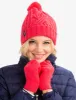 CABLE KNIT BEANIE AND GLOVE SET sold by U.S. Polo Assn.
