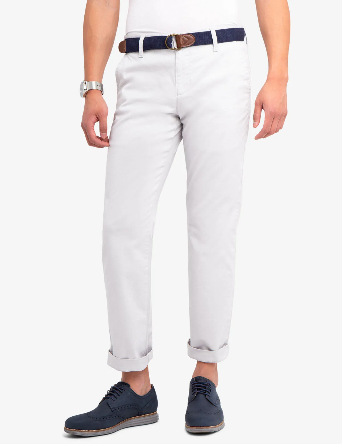 SLIM STRAIGHT CHINO PANTS sold by U.S. Polo Assn.