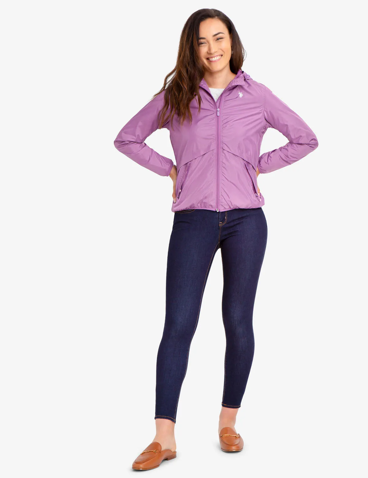 ESSENTIAL HOODED WINDBREAKER sold by U.S. Polo Assn. product image thumbnail 2