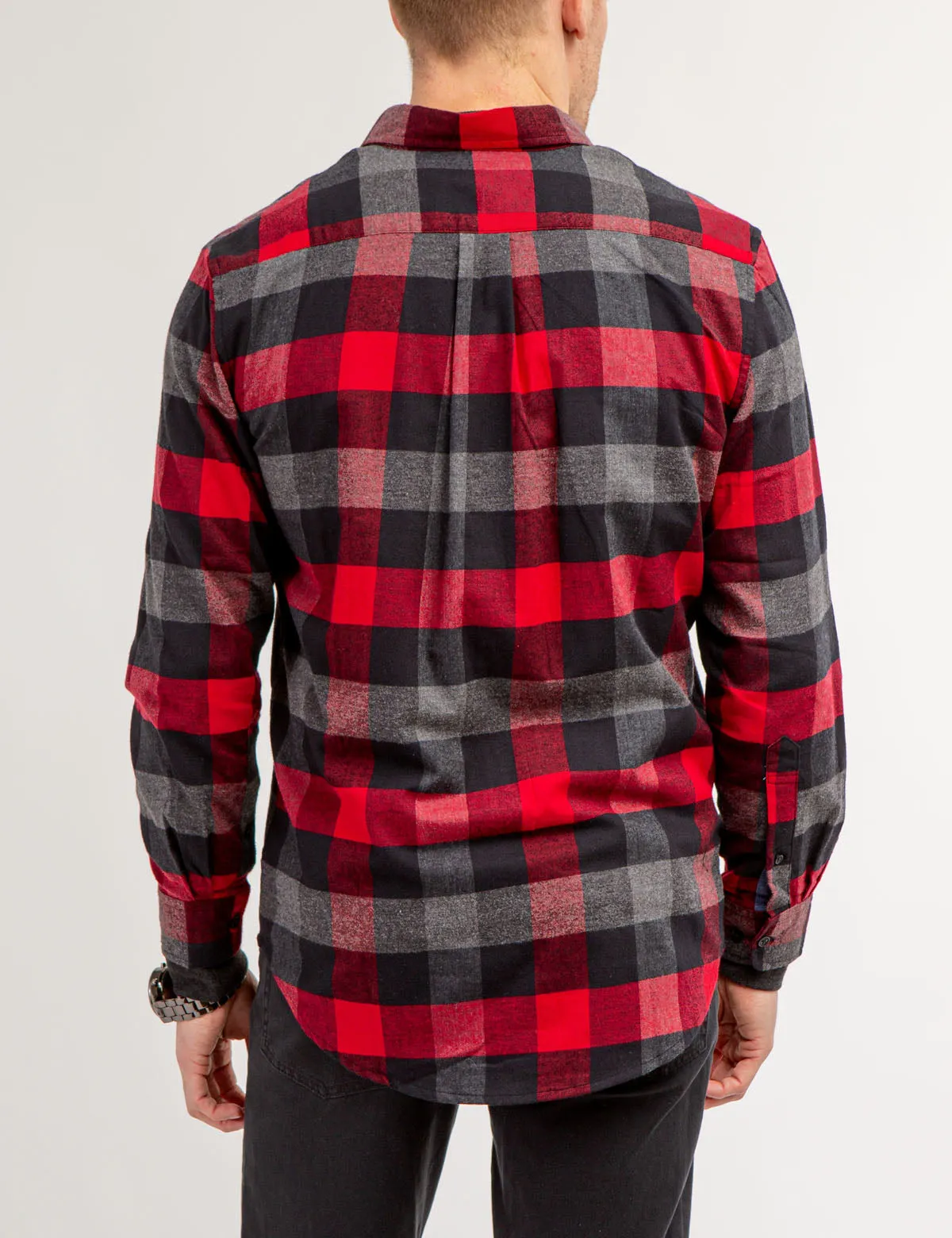 PLAID PEACHED TWILL LONG SLEEVE SHIRT sold by U.S. Polo Assn. product image thumbnail 2