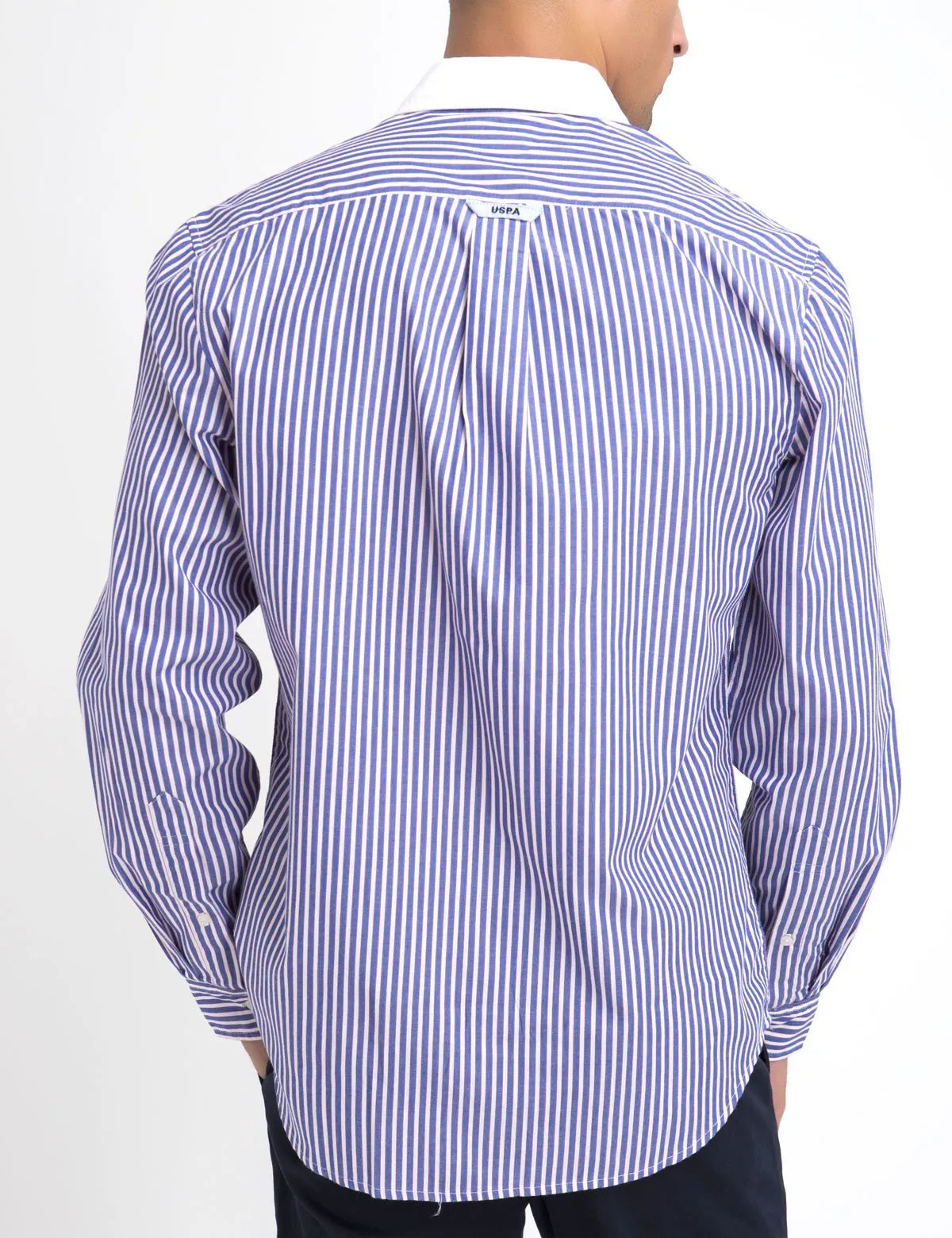 CLASSIC FIT STRIPE SHIRT IN POPLIN sold by U.S. Polo Assn. product image thumbnail 3