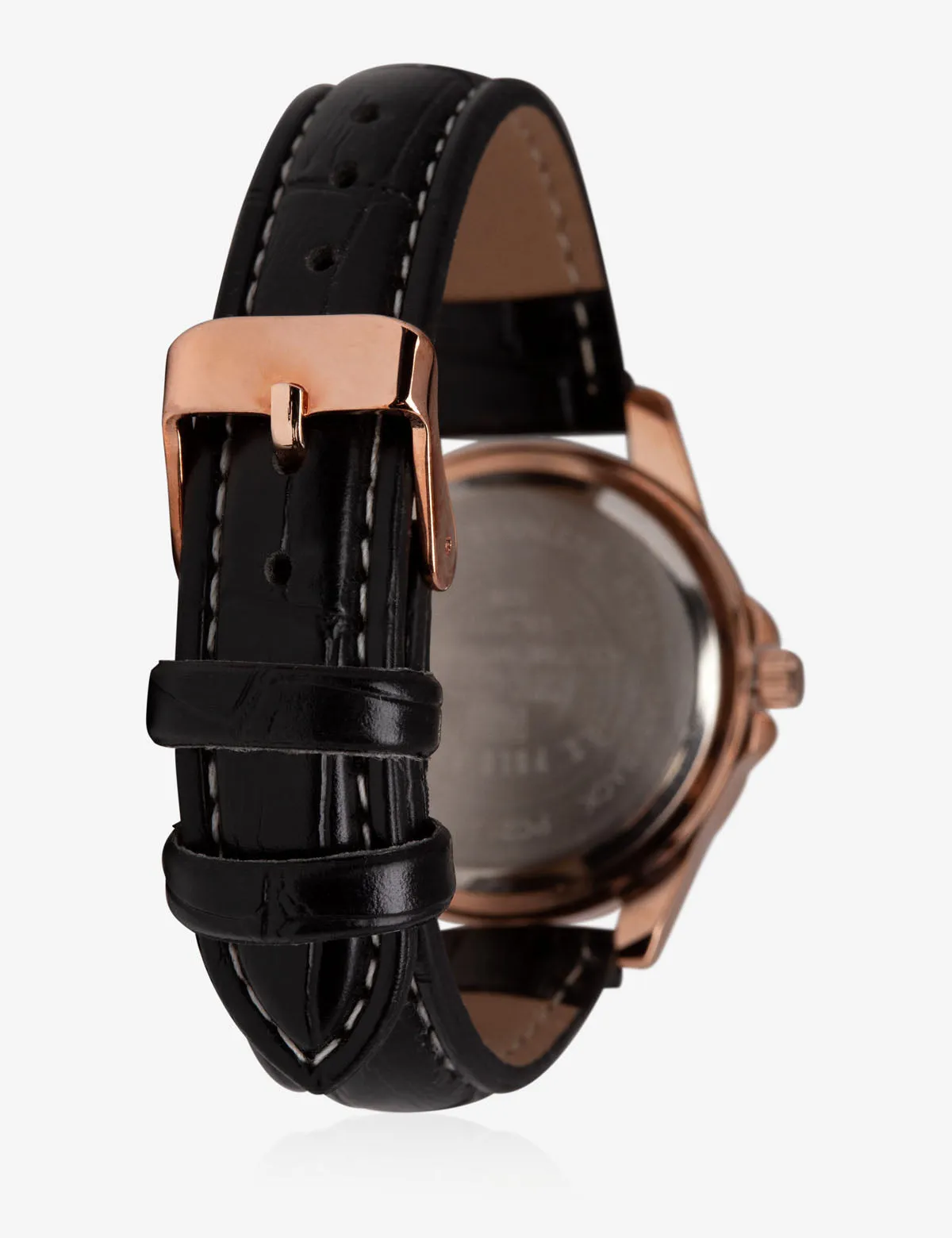 HIS & HERS ROSE GOLD FAUX CROC STRAP WATCH SET sold by U.S. Polo Assn. product image thumbnail 4