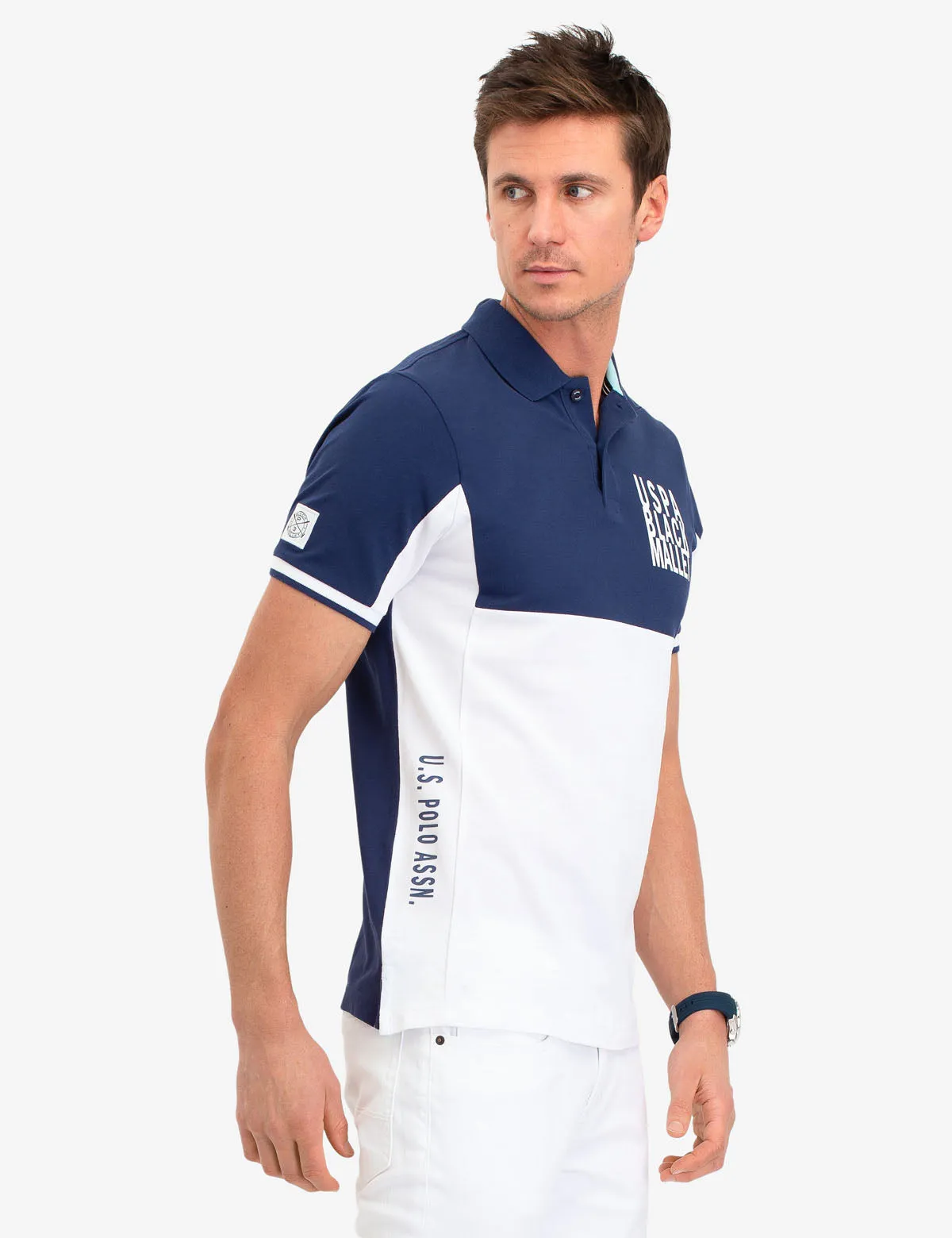 BLACK MALLET COLORBLOCK POLO SHIRT sold by U.S. Polo Assn. product image thumbnail 3