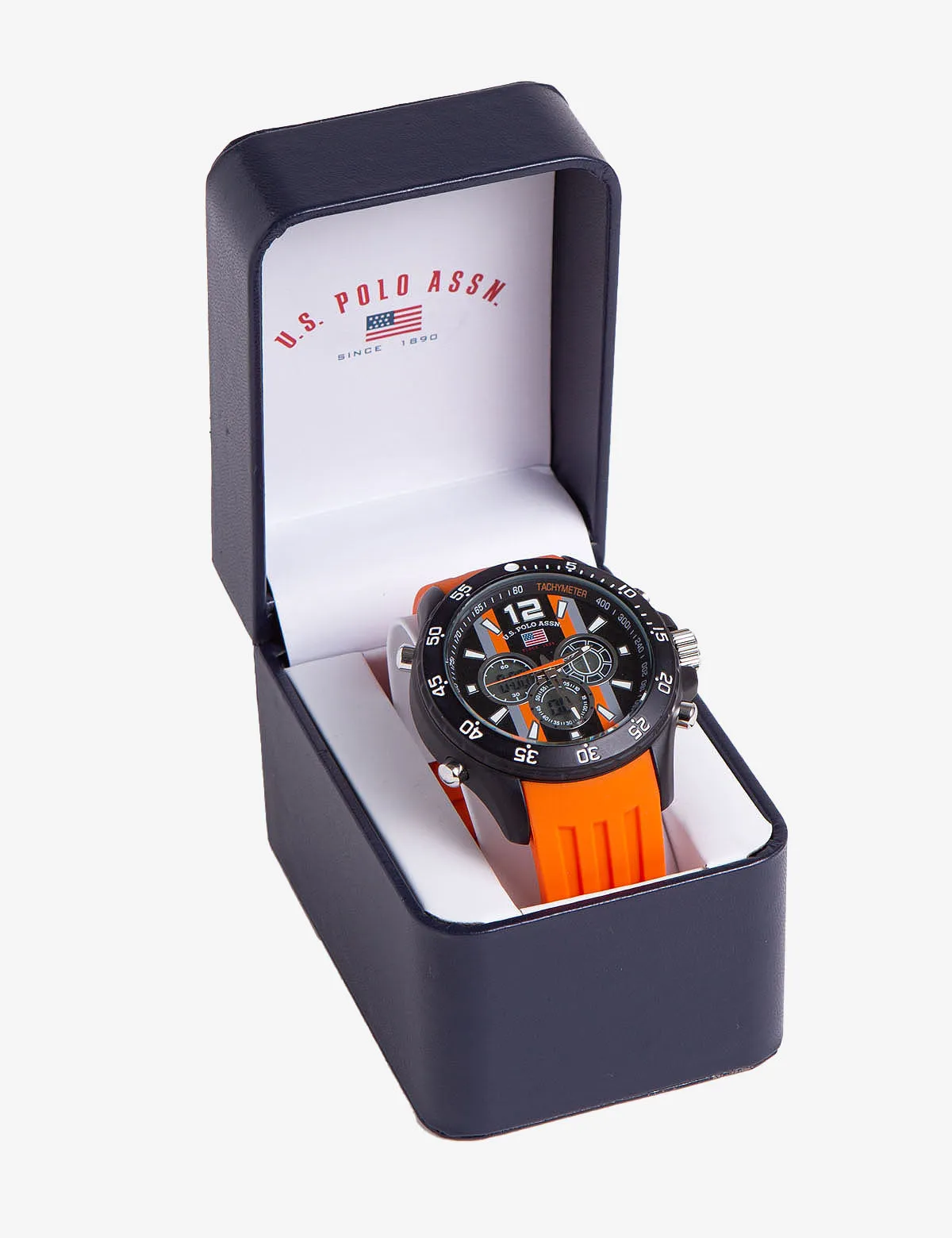 MEN'S ORANGE ANA DIGI SPORT WATCH sold by U.S. Polo Assn. product image thumbnail 2