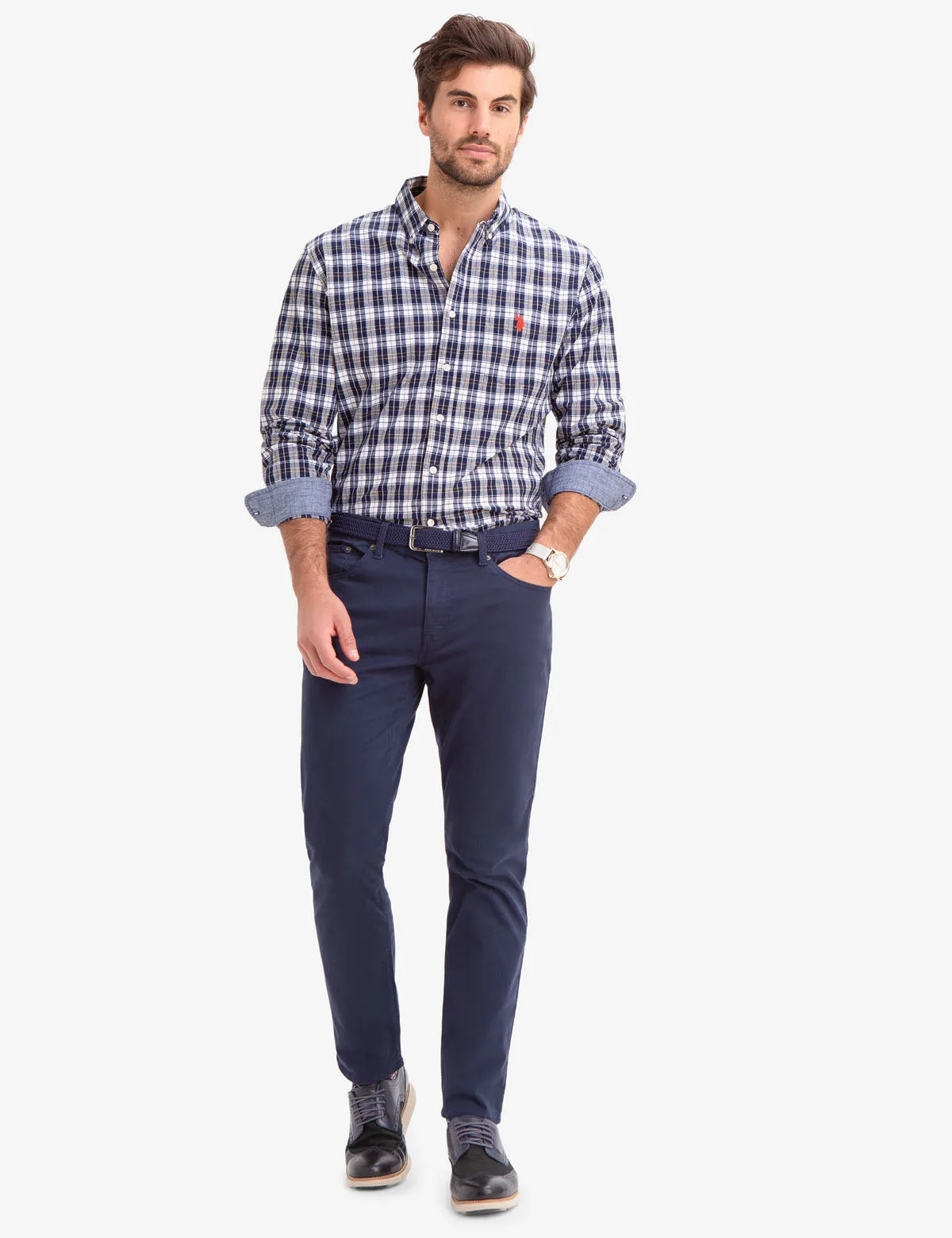 PLAID WOVEN SHIRT sold by U.S. Polo Assn. product image thumbnail 2