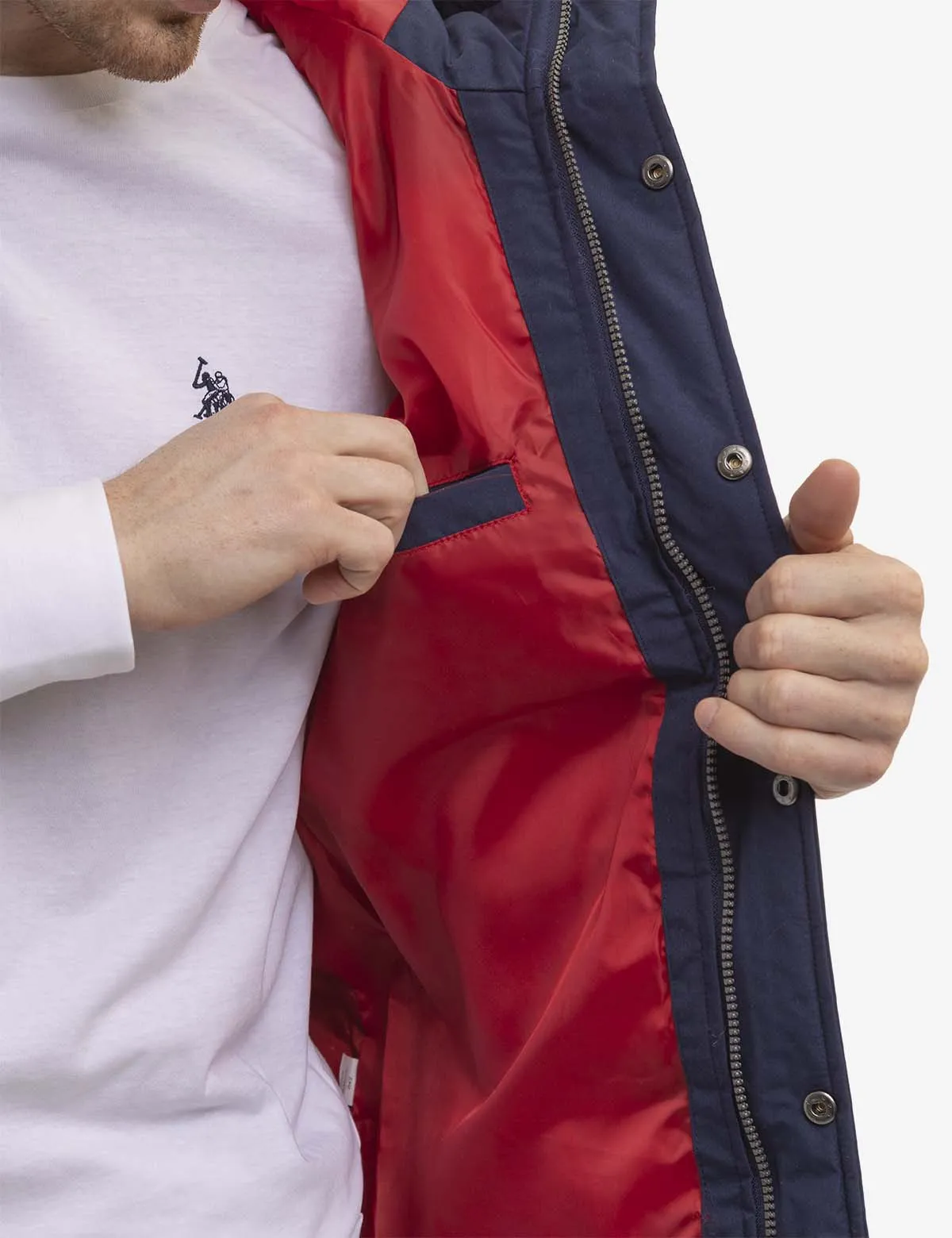 HOODED PUFFER VEST sold by U.S. Polo Assn. product image thumbnail 4