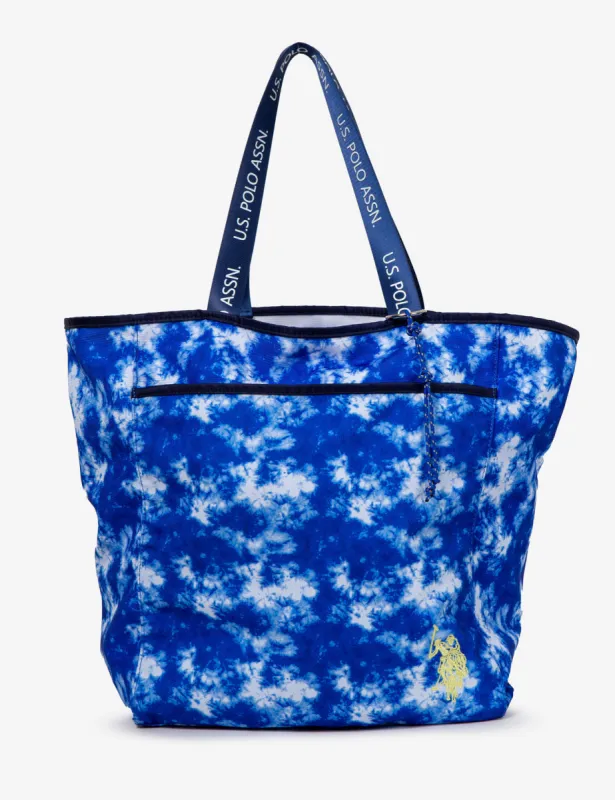 TIE-DYE CANVAS TOTE BAG sold by U.S. Polo Assn.