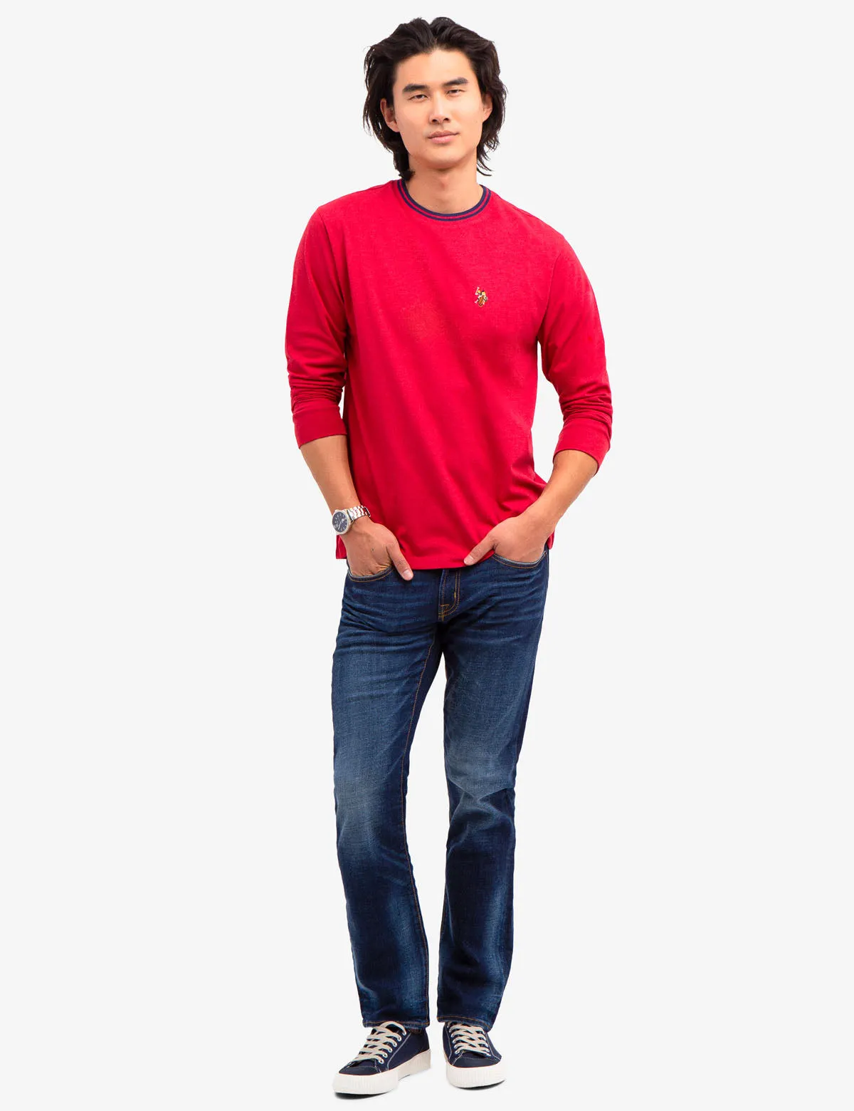 MULTI LONG SLEEVE T-SHIRT sold by U.S. Polo Assn. product image thumbnail 5