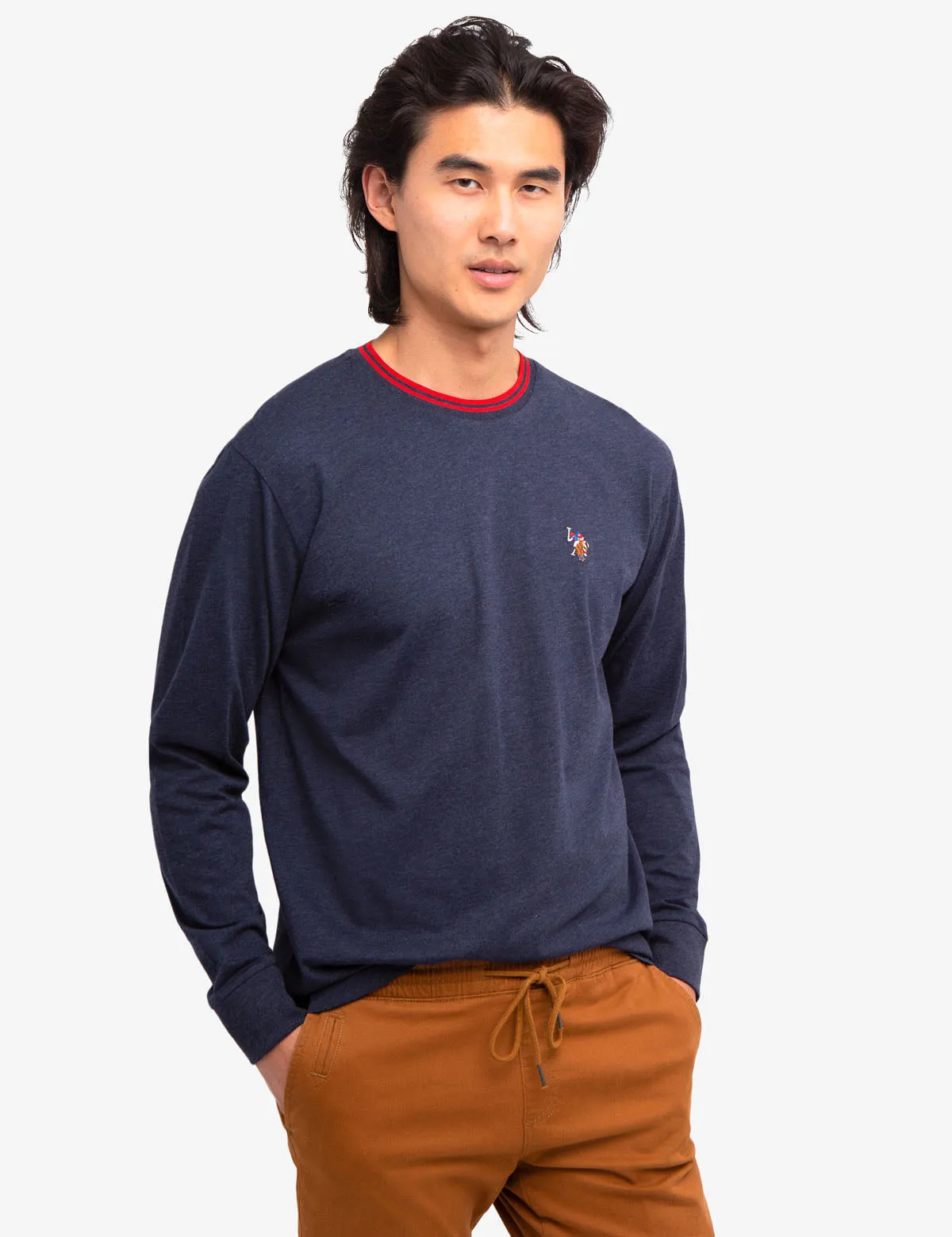 MULTI LONG SLEEVE T-SHIRT sold by U.S. Polo Assn.