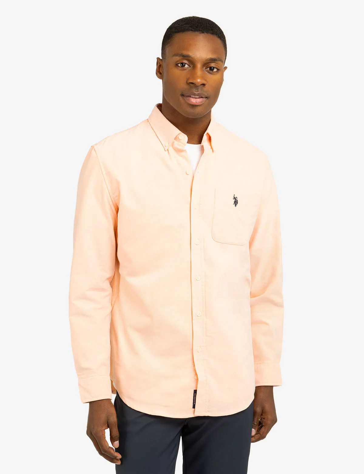 LONG SLEEVE STRETCH OXFORD SHIRT sold by U.S. Polo Assn. product image thumbnail 2