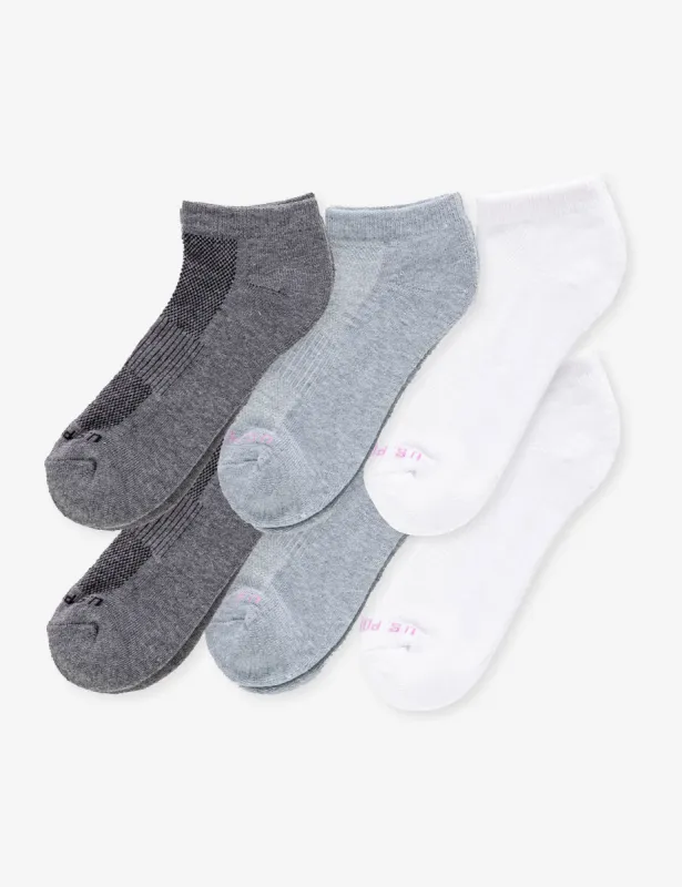 LADIES 6PK LOWCUT PERFORMANCE SOCKS sold by U.S. Polo Assn.