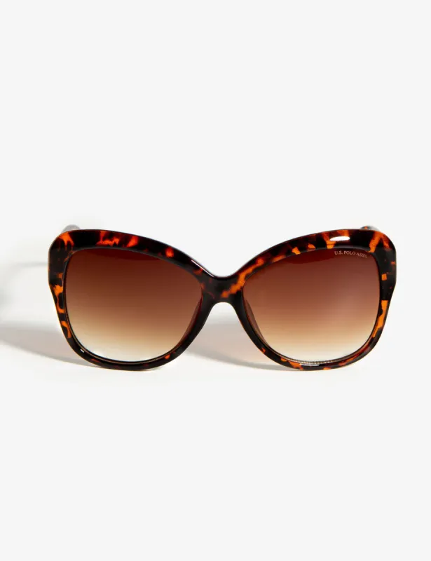 TWO-TONED BUTTERFLY SUNGLASSES sold by U.S. Polo Assn.