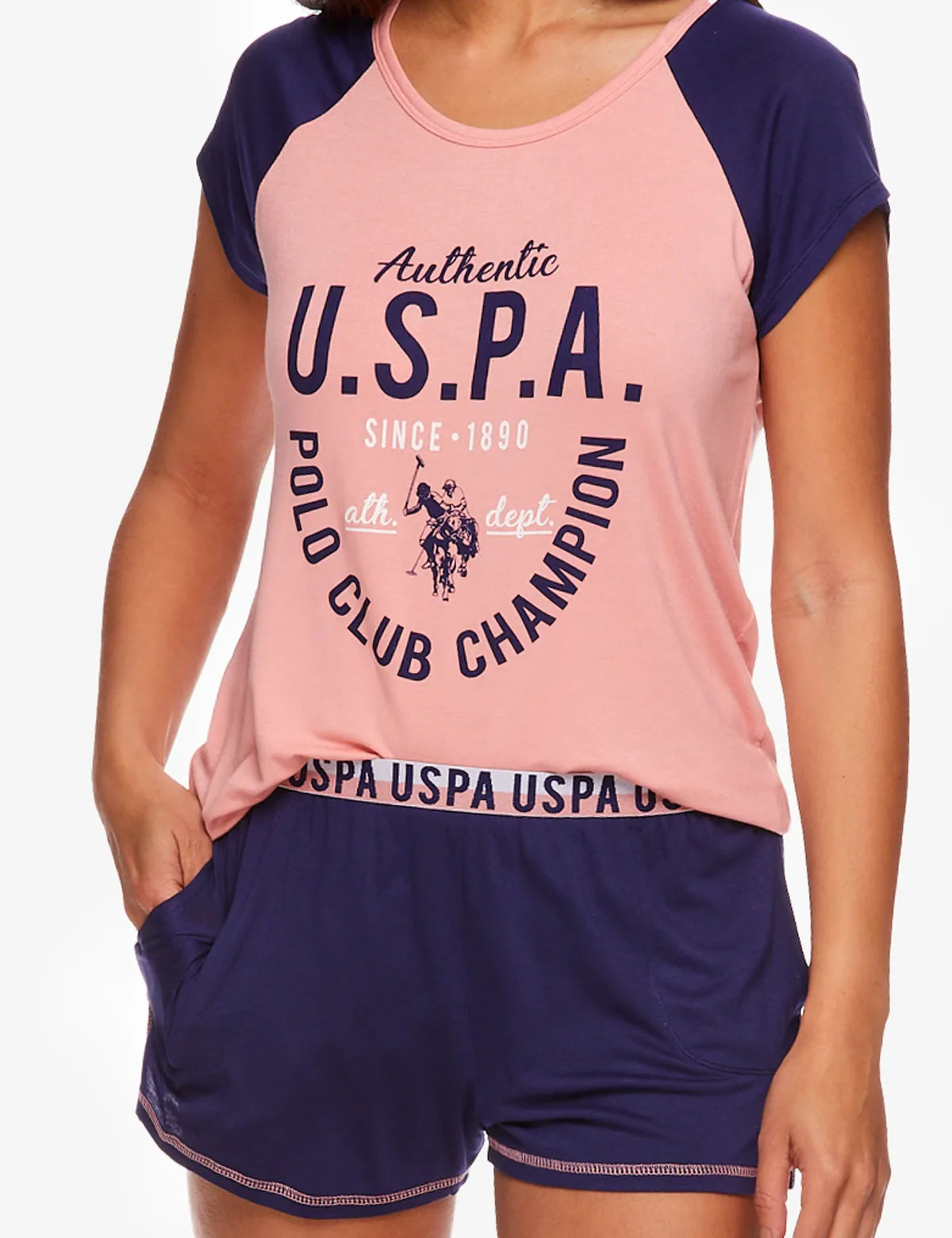USPA RAGLAN SLEEVE SHORT SET sold by U.S. Polo Assn. product image thumbnail 4