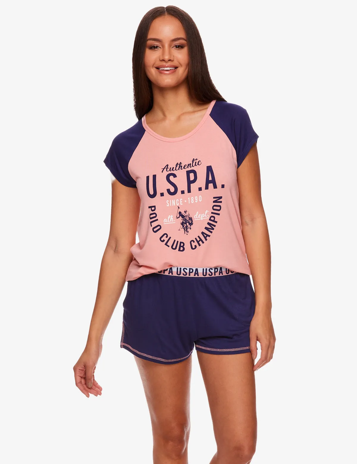 USPA RAGLAN SLEEVE SHORT SET sold by U.S. Polo Assn.