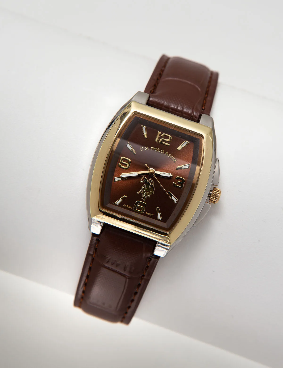 Leather Us Polo Assn Pc21j Price Us Polo Assn Watch Price Analog