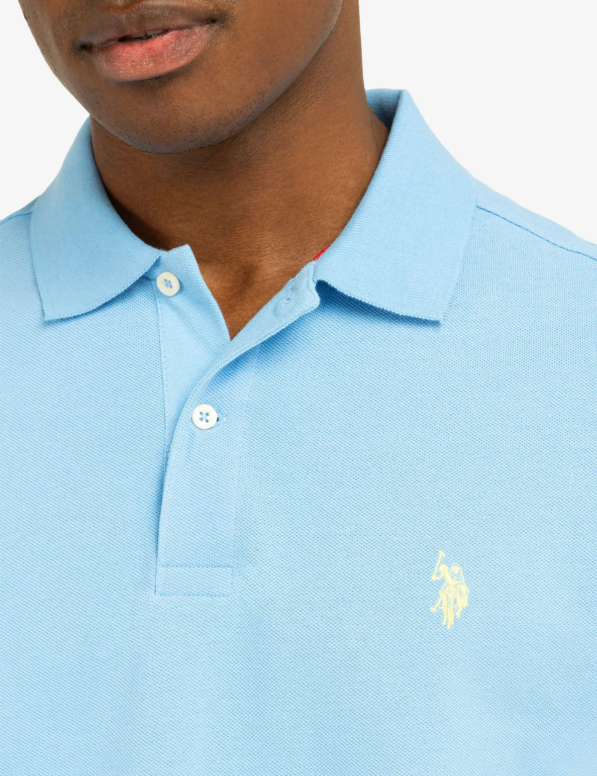 SLIM FIT SOLID PIQUE POLO SHIRT sold by U.S. Polo Assn. product image thumbnail 3