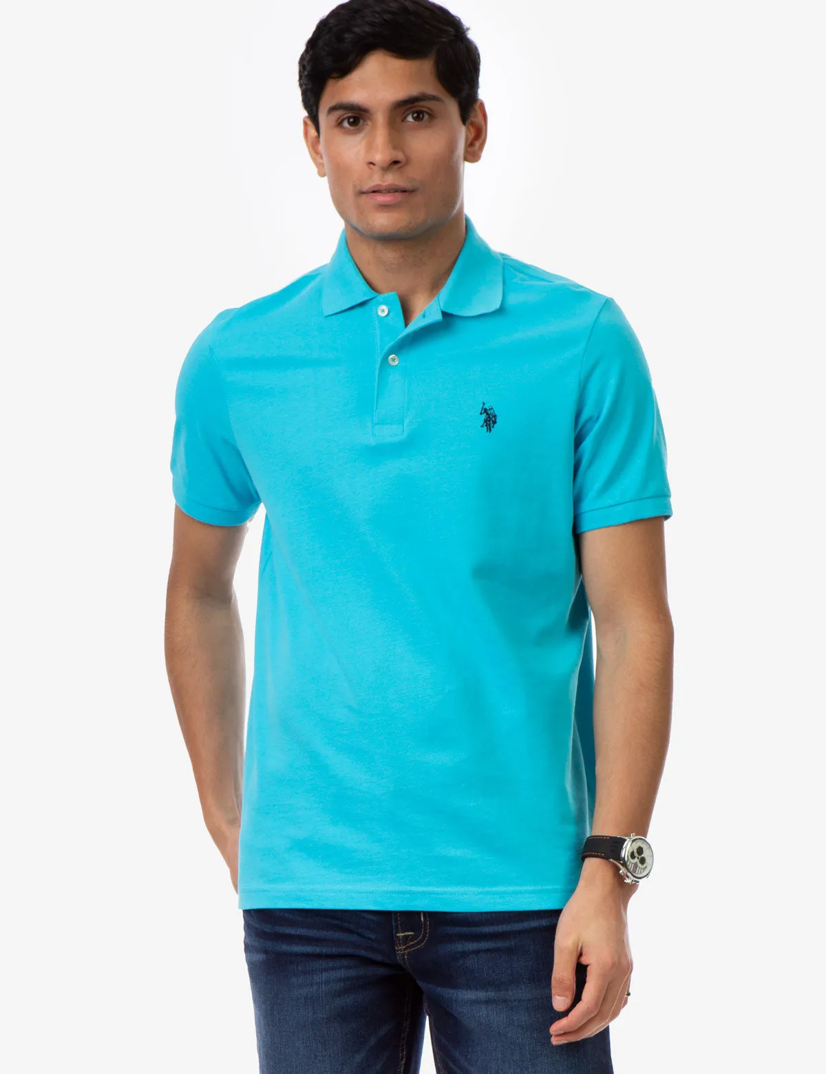 PIQUE SMALL LOGO POLO SHIRT sold by U.S. Polo Assn.