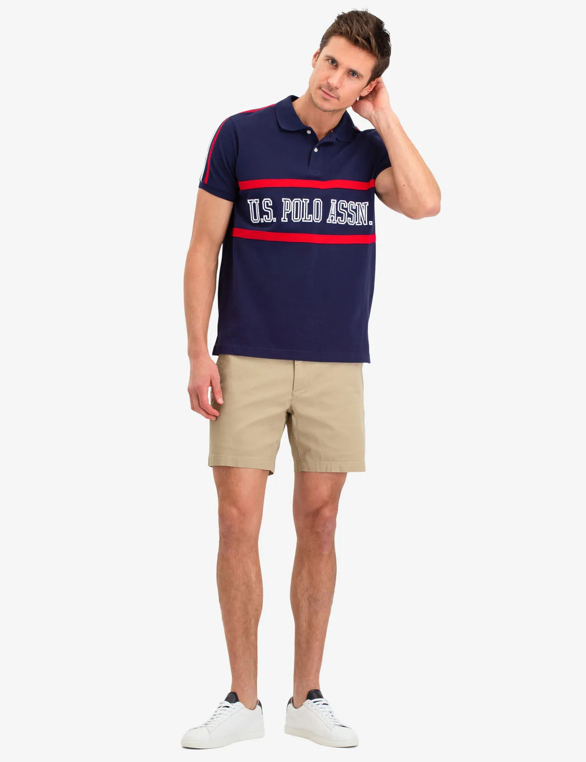 COLORBLOCK CHEST LOGO POLO SHIRT sold by U.S. Polo Assn. product image thumbnail 2