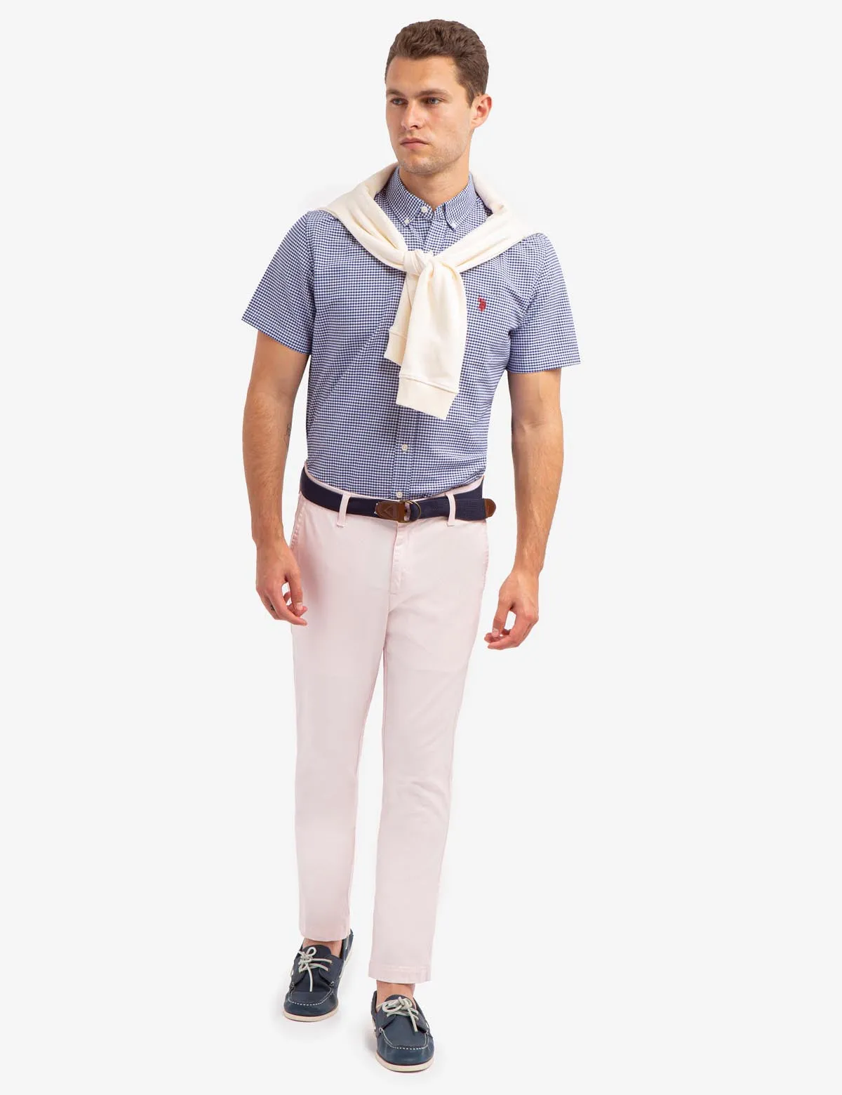 STRETCH SLIM CHINO PANTS sold by U.S. Polo Assn. product image thumbnail 2